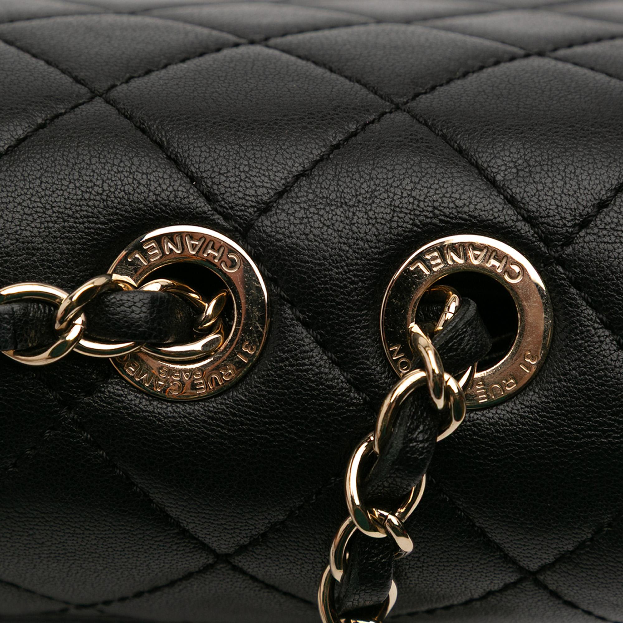 Chanel Large Sheepskin Beauty Lock Flap