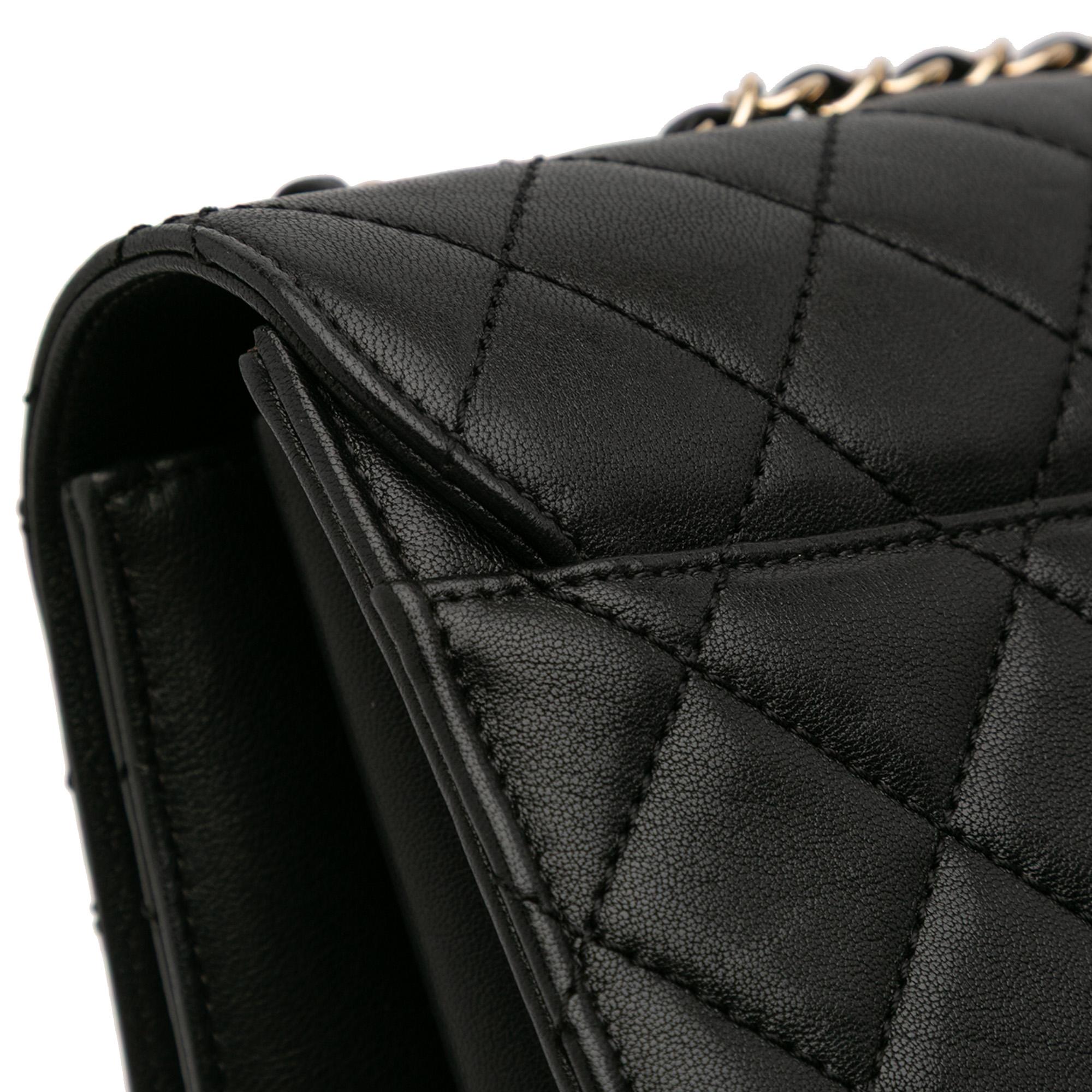 Chanel Large Sheepskin Beauty Lock Flap