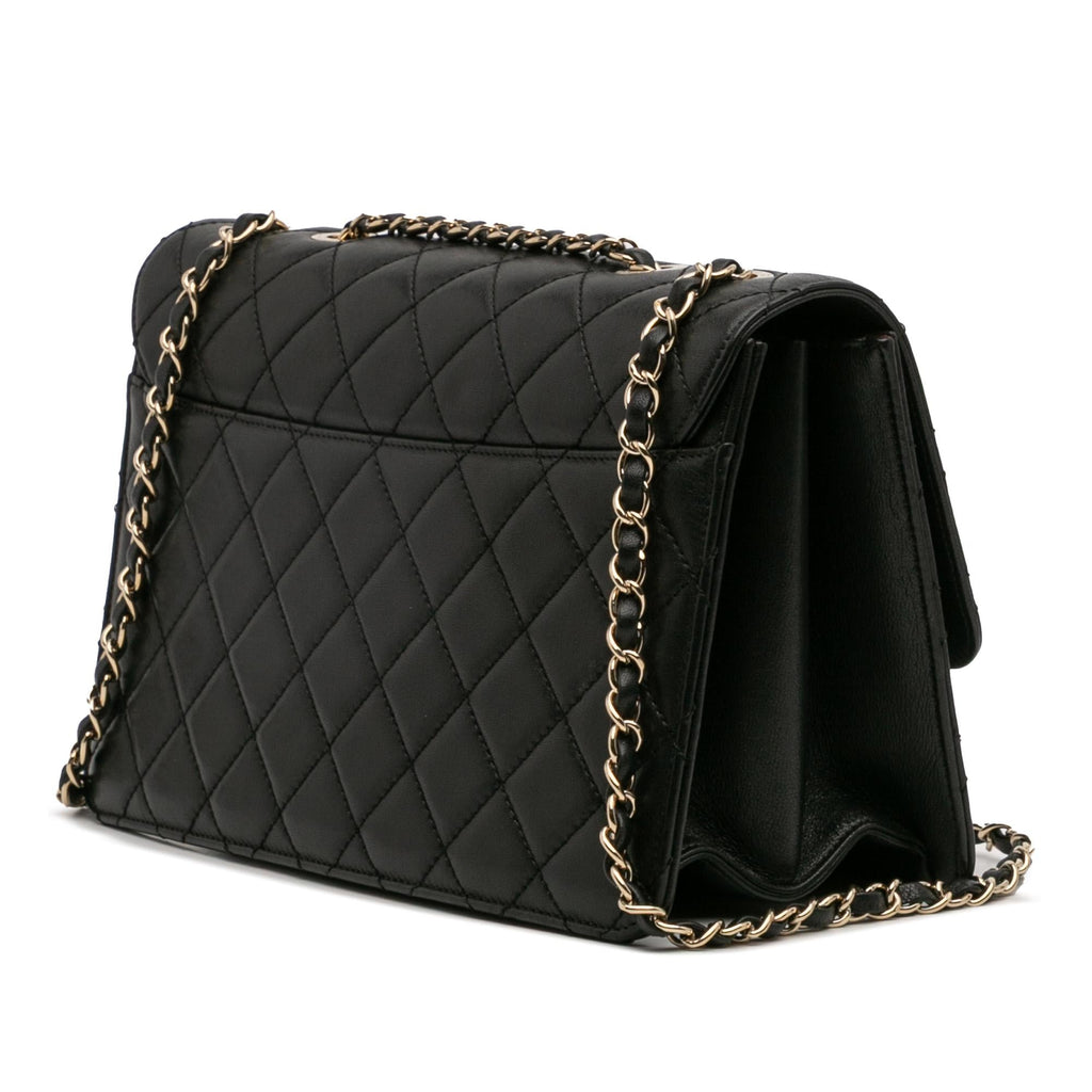 Chanel Large Sheepskin Beauty Lock Flap