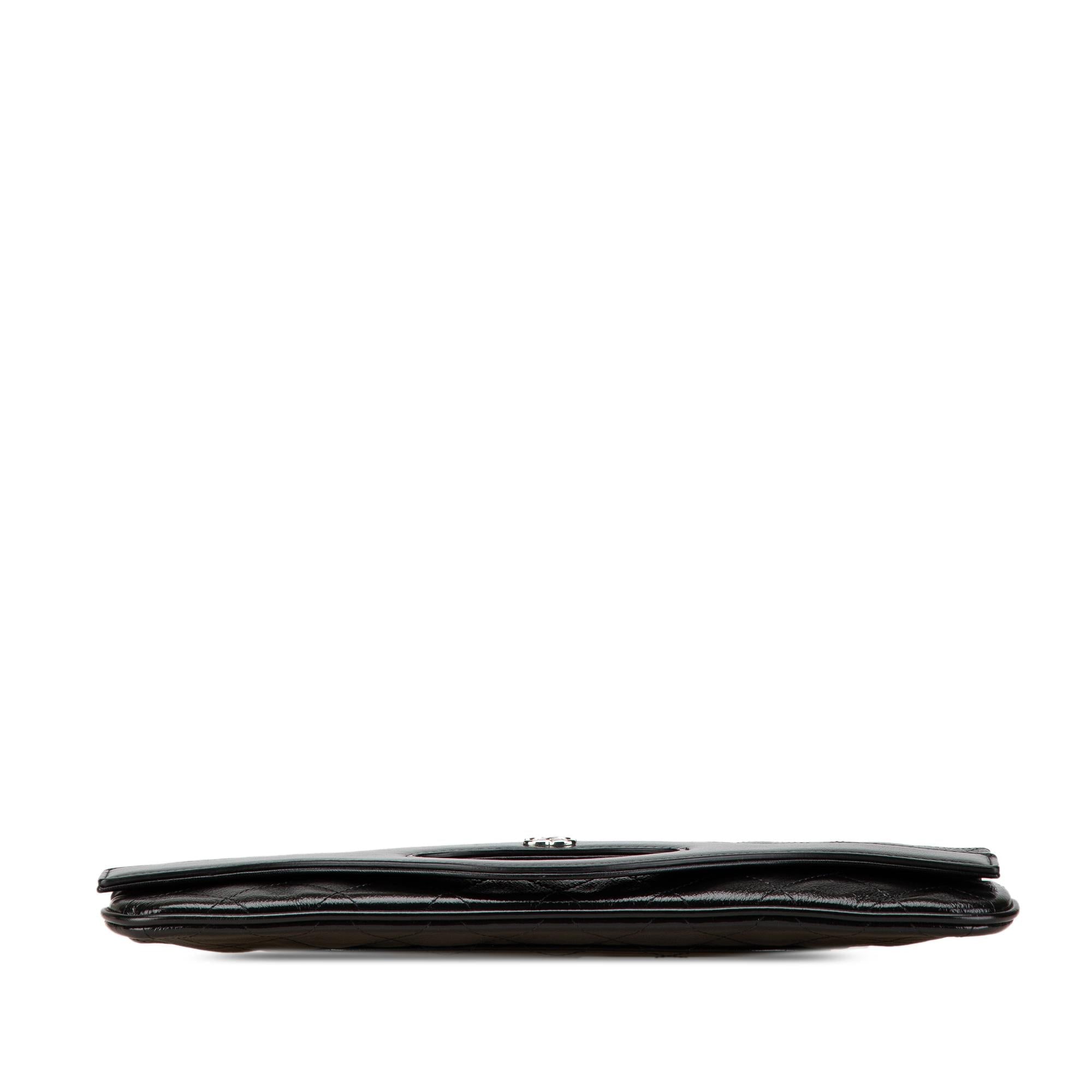Chanel Large Shiny Crumpled Calfskin 31 Clutch