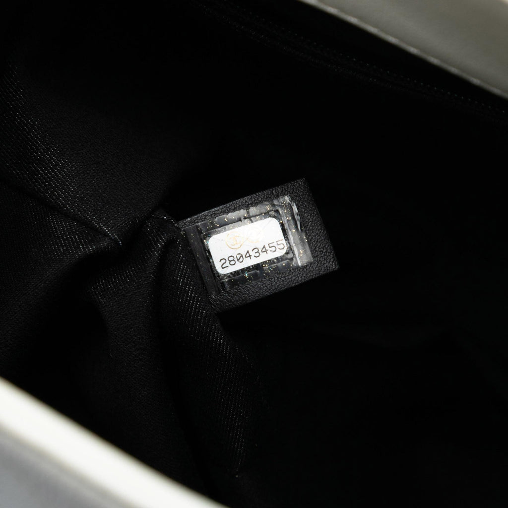 Chanel Large Stitched Calfskin Button Up Hobo