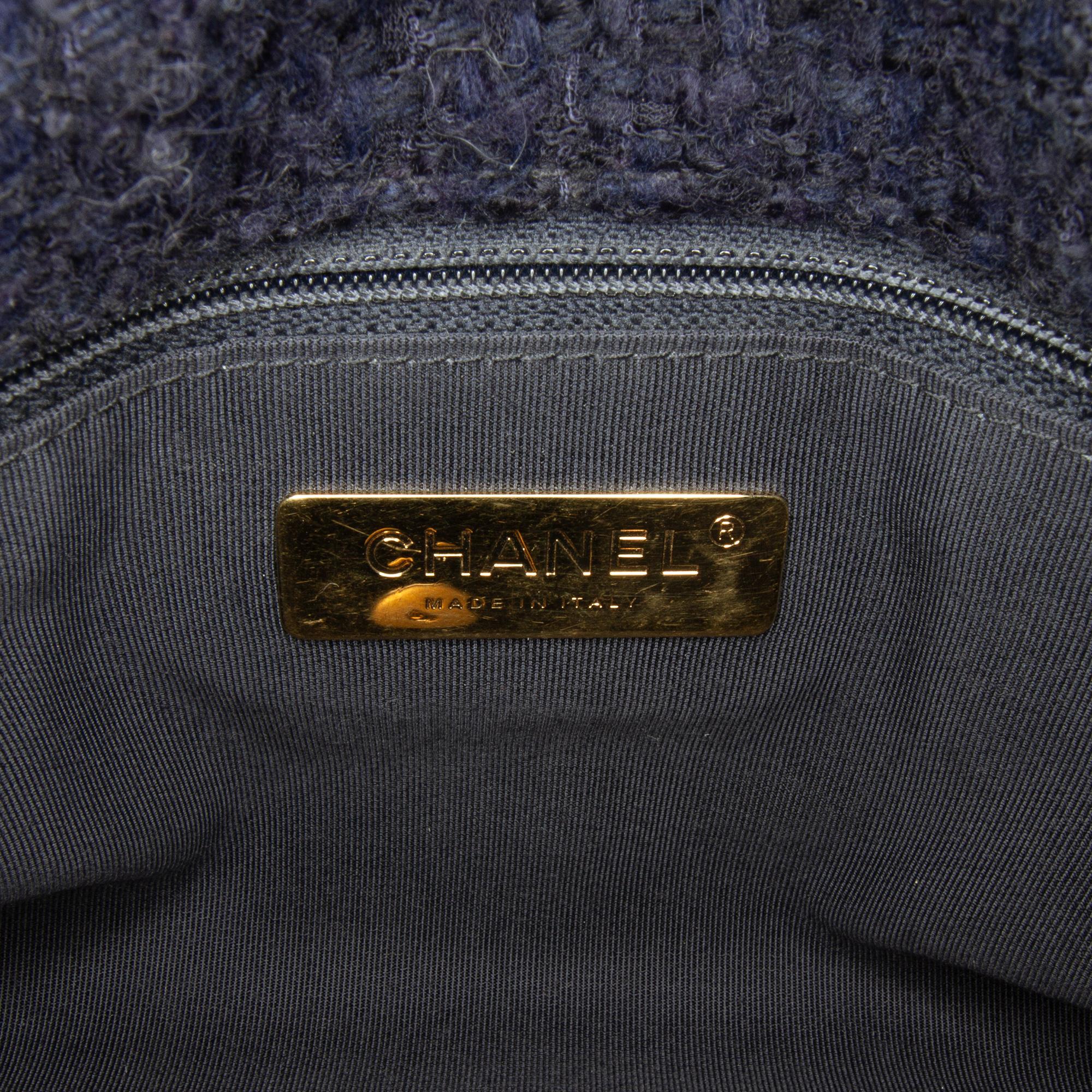 Chanel Large Tweed 19 Flap Bag (SHG-pvoWxr)