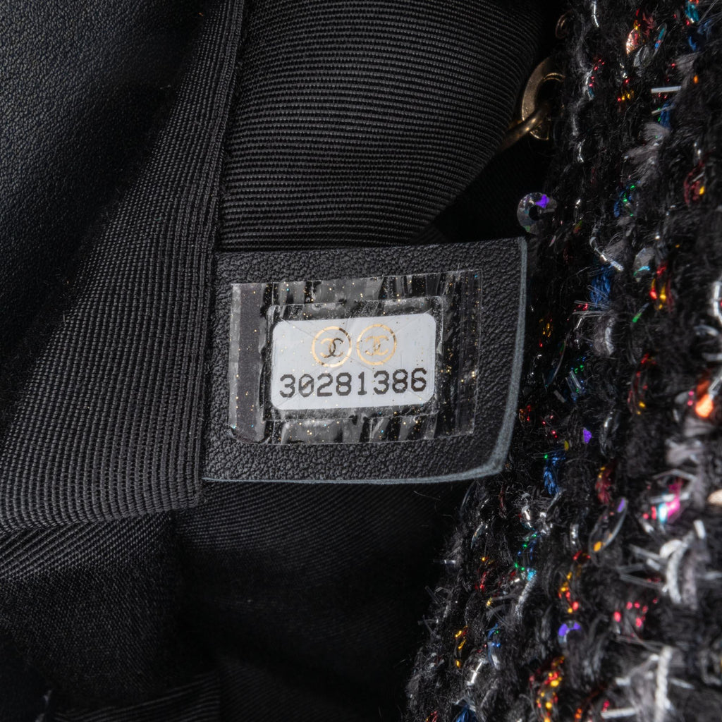 Chanel Large Tweed 19 Flap (SHG-XMDikb)