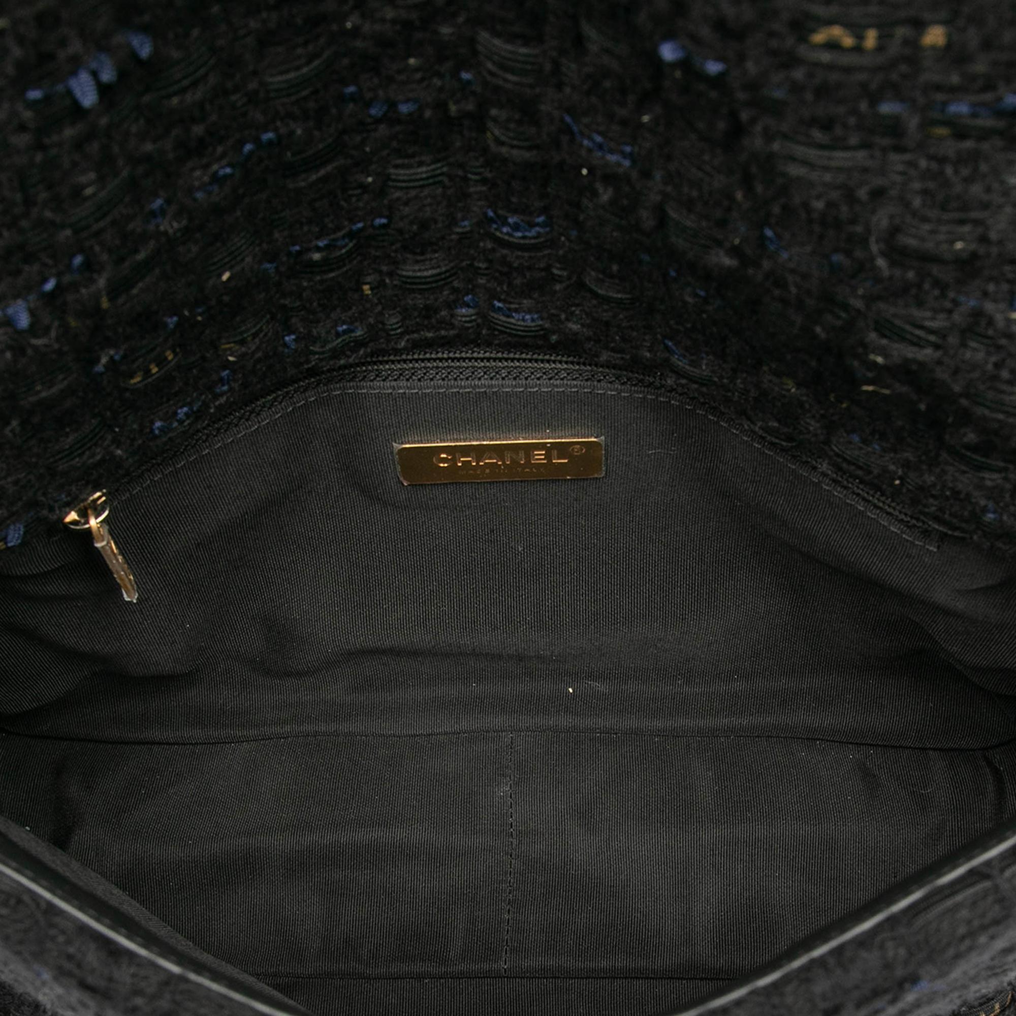 Chanel Large Tweed 19 Flap