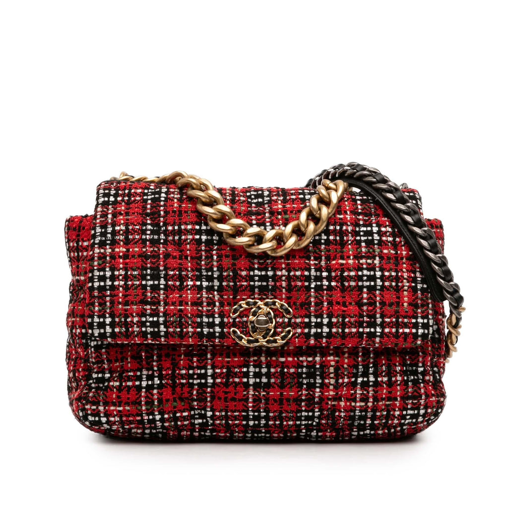 Chanel Large Tweed 19 Flap