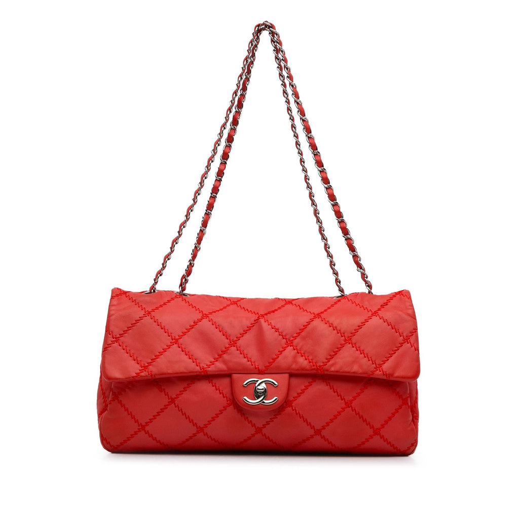 Chanel Large Ultimate Stitch Lambskin Flap (SHG-EPPUHv)