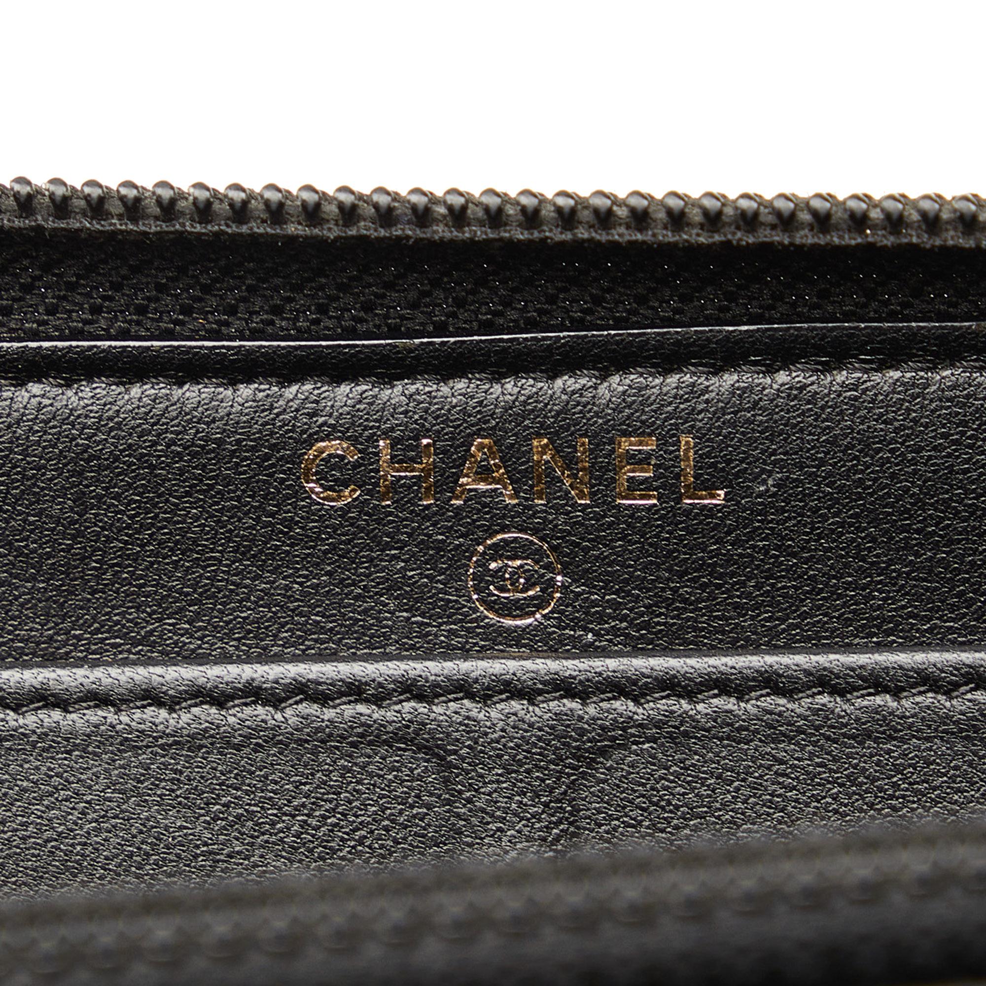 Chanel Le Boy Lambskin Leather Long Wallet (SHG-yv8OkM)