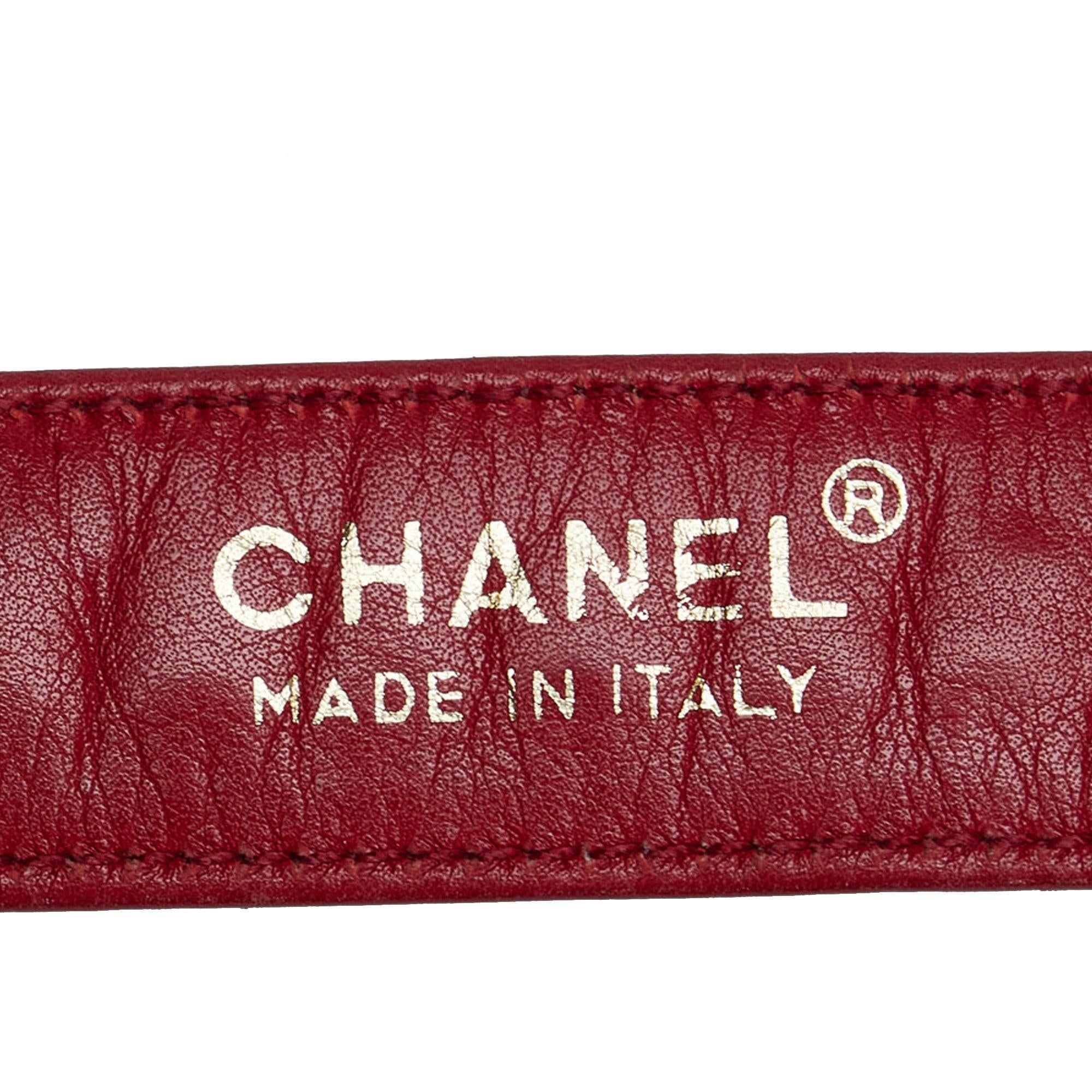 Chanel Leather Belt - 29 / 73.00 (SHG-Ku3cdH)