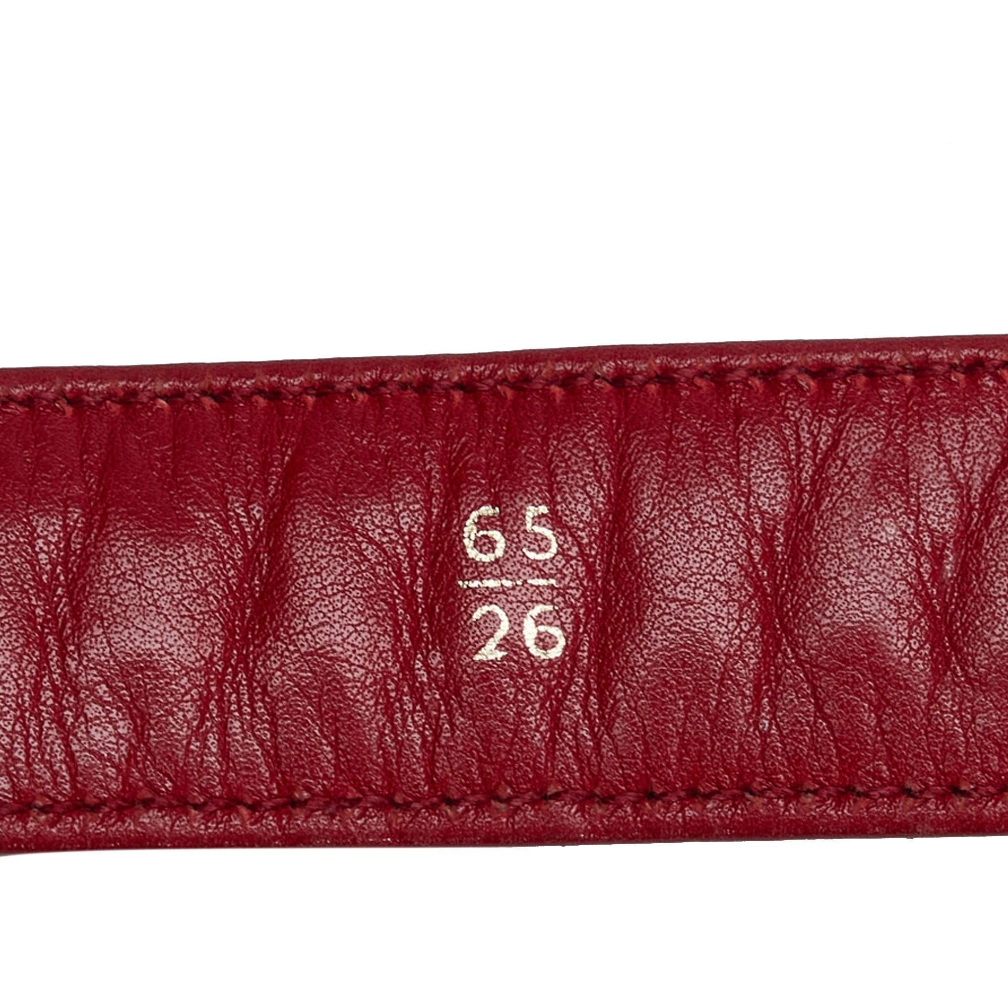 Chanel Leather Belt - 29 / 73.00 (SHG-Ku3cdH)