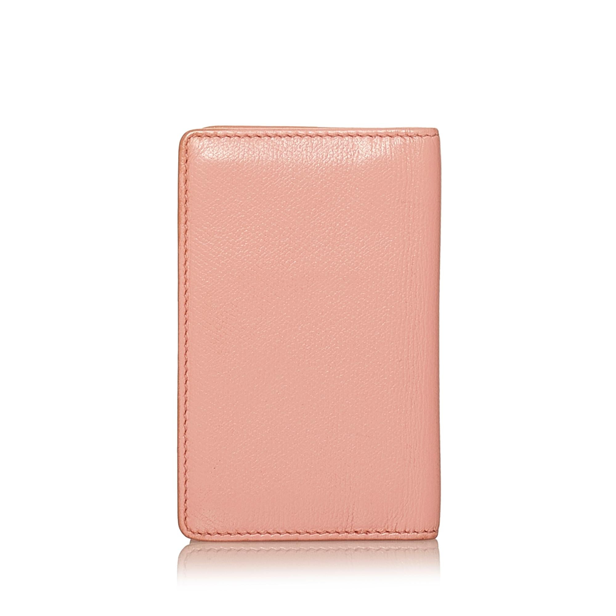 Chanel Leather Card Holder (SHG-29497)