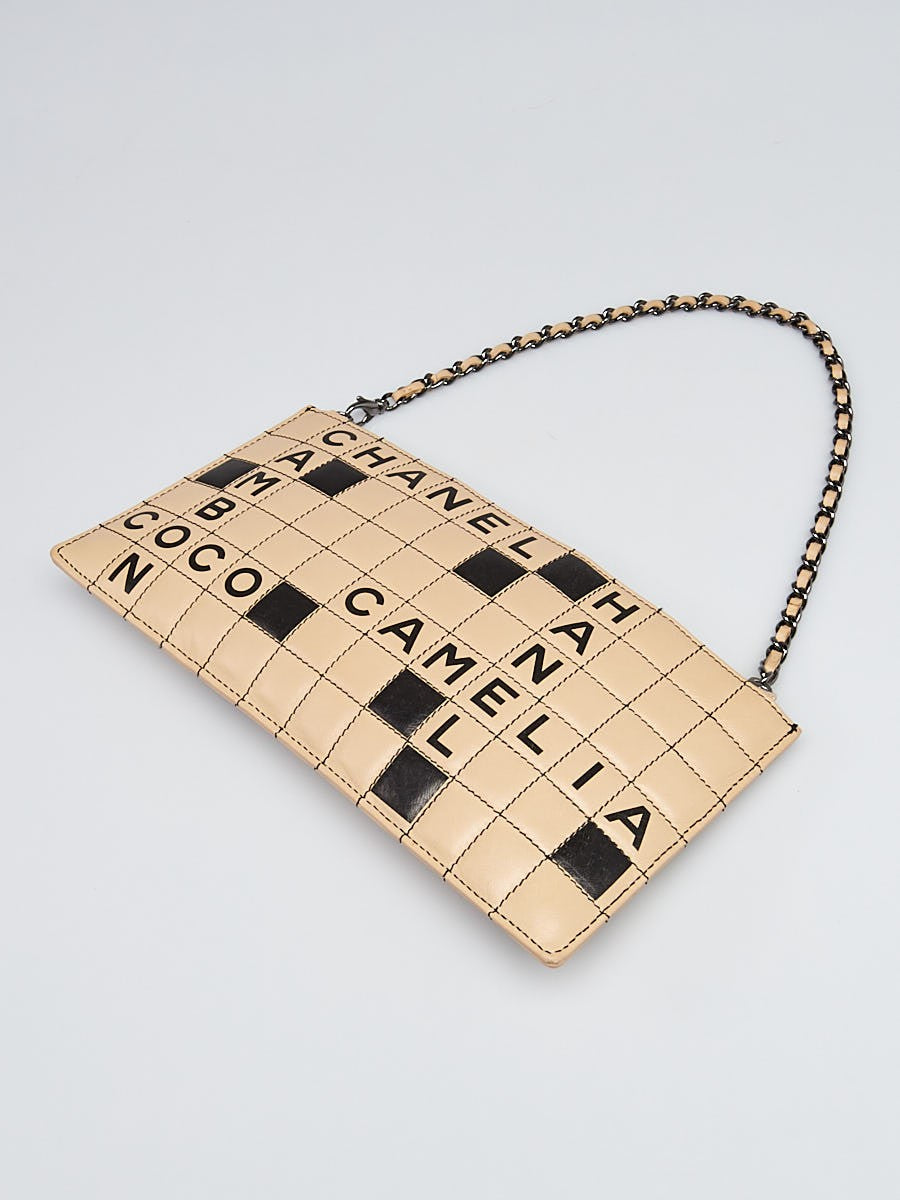 Chanel Crossword Pochette