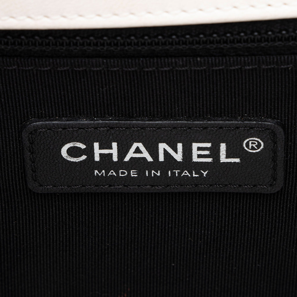 Chanel Leather Geometric Medium Boy Bag
