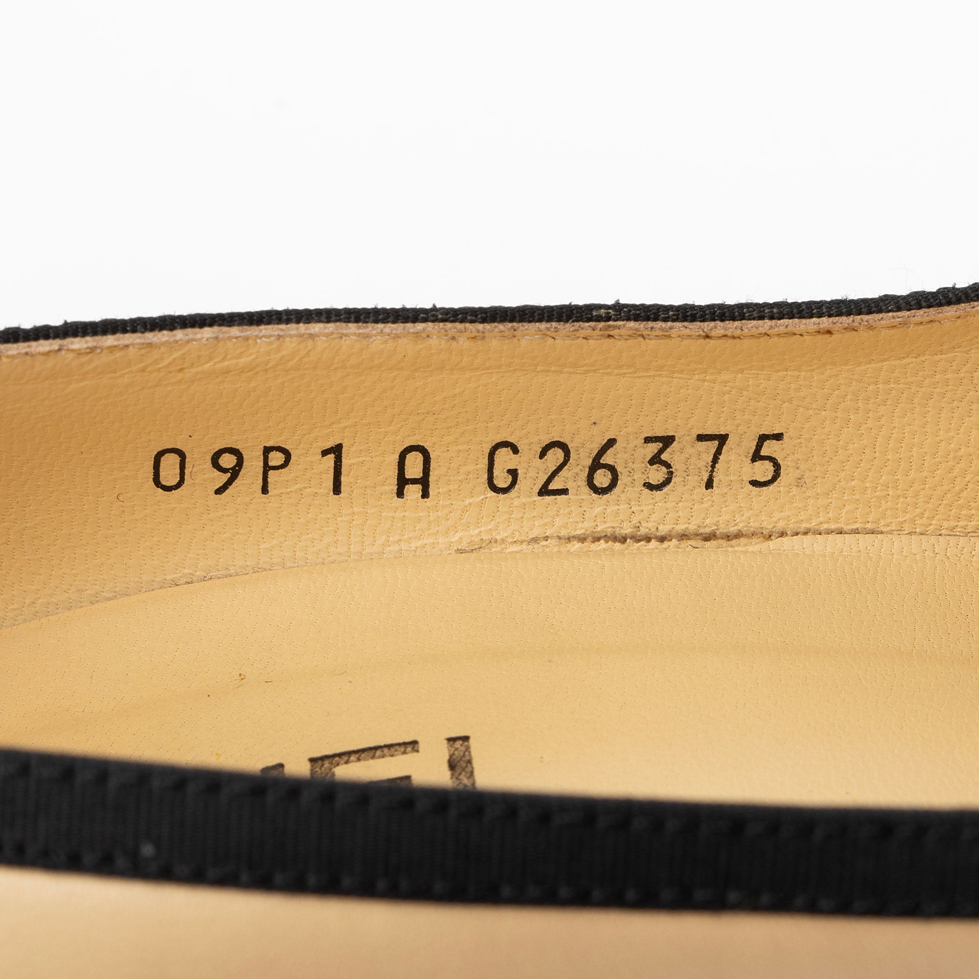 Chanel Leather Grosgrain Bow Peep Toe Pumps - Size 9.5 / 39.5