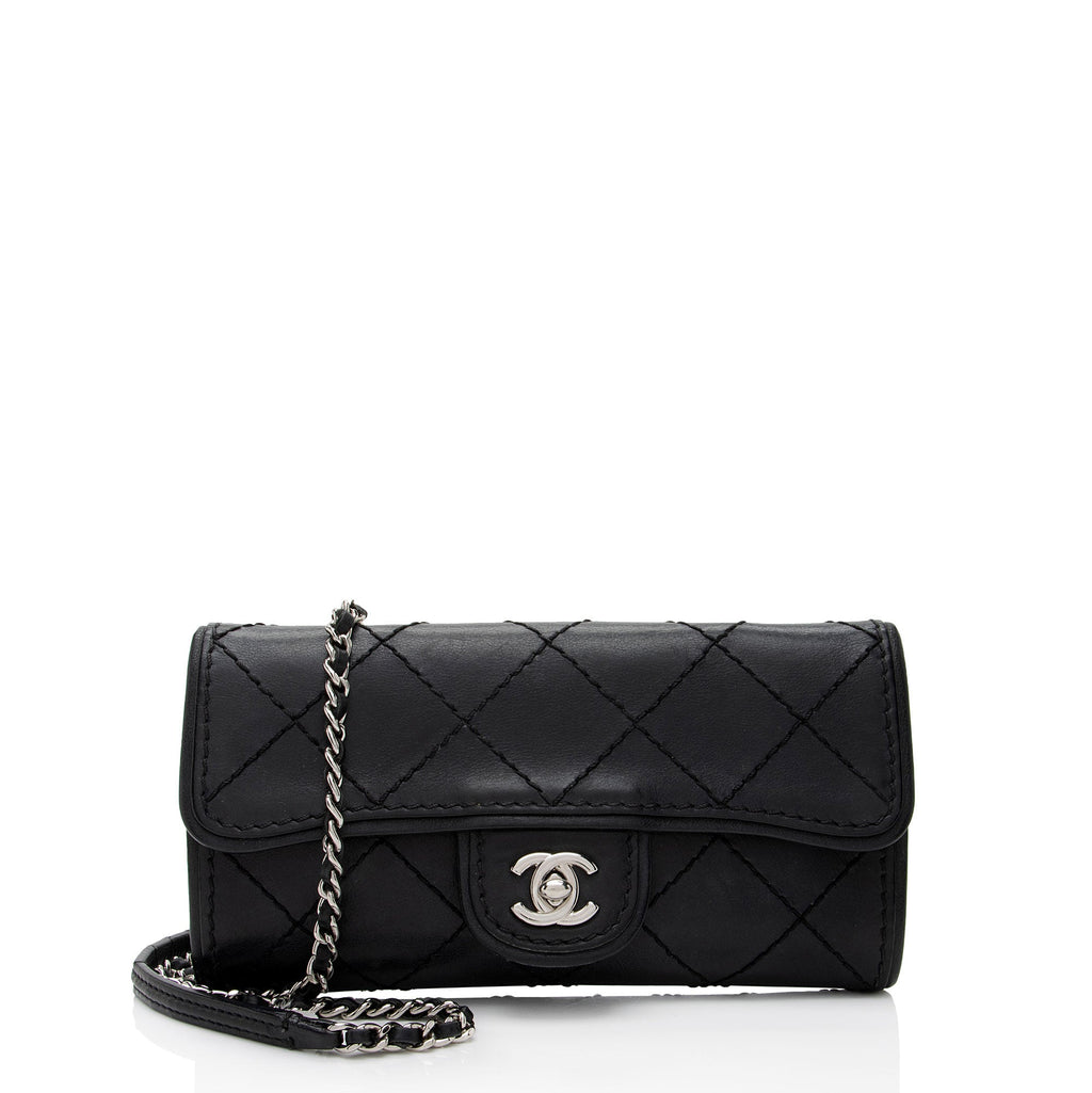 Chanel Leather Sac Rabat Mini Wallet on Chain - FINAL SALE