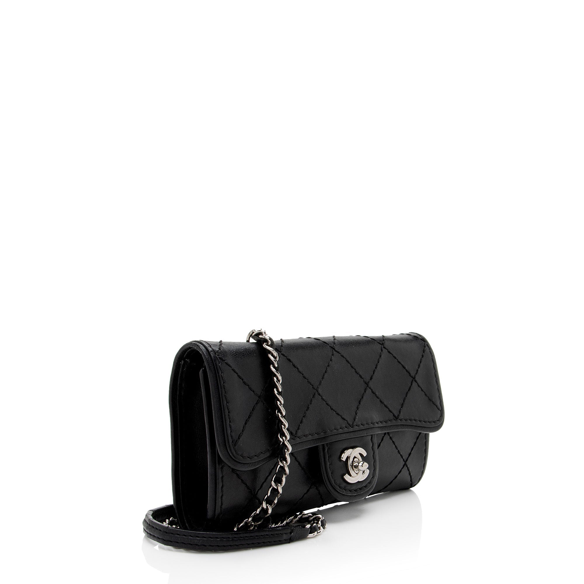 Chanel Leather Sac Rabat Mini Wallet on Chain - FINAL SALE