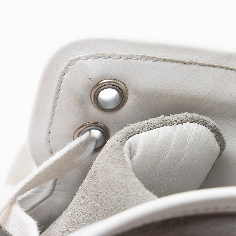 Chanel Leather Suede High Top Trainer Sneakers  - Size 9 / 39 (SHF-16038)