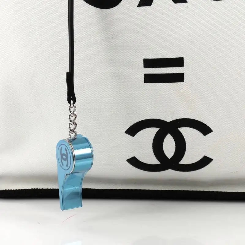 CHANEL LET'S DEMONSTRATE CANVAS TOTE BAG