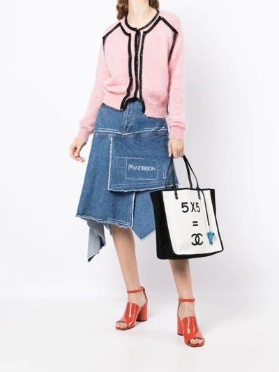CHANEL LET'S DEMONSTRATE CANVAS TOTE BAG