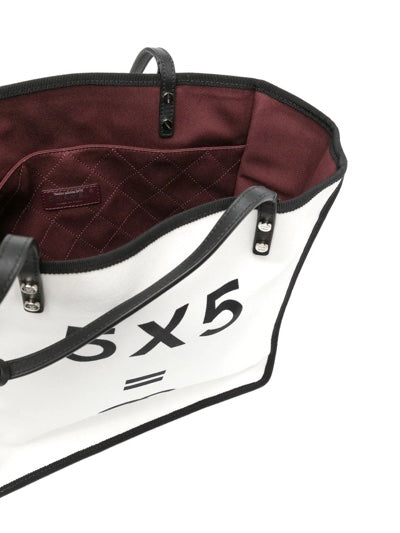 CHANEL LET'S DEMONSTRATE CANVAS TOTE BAG