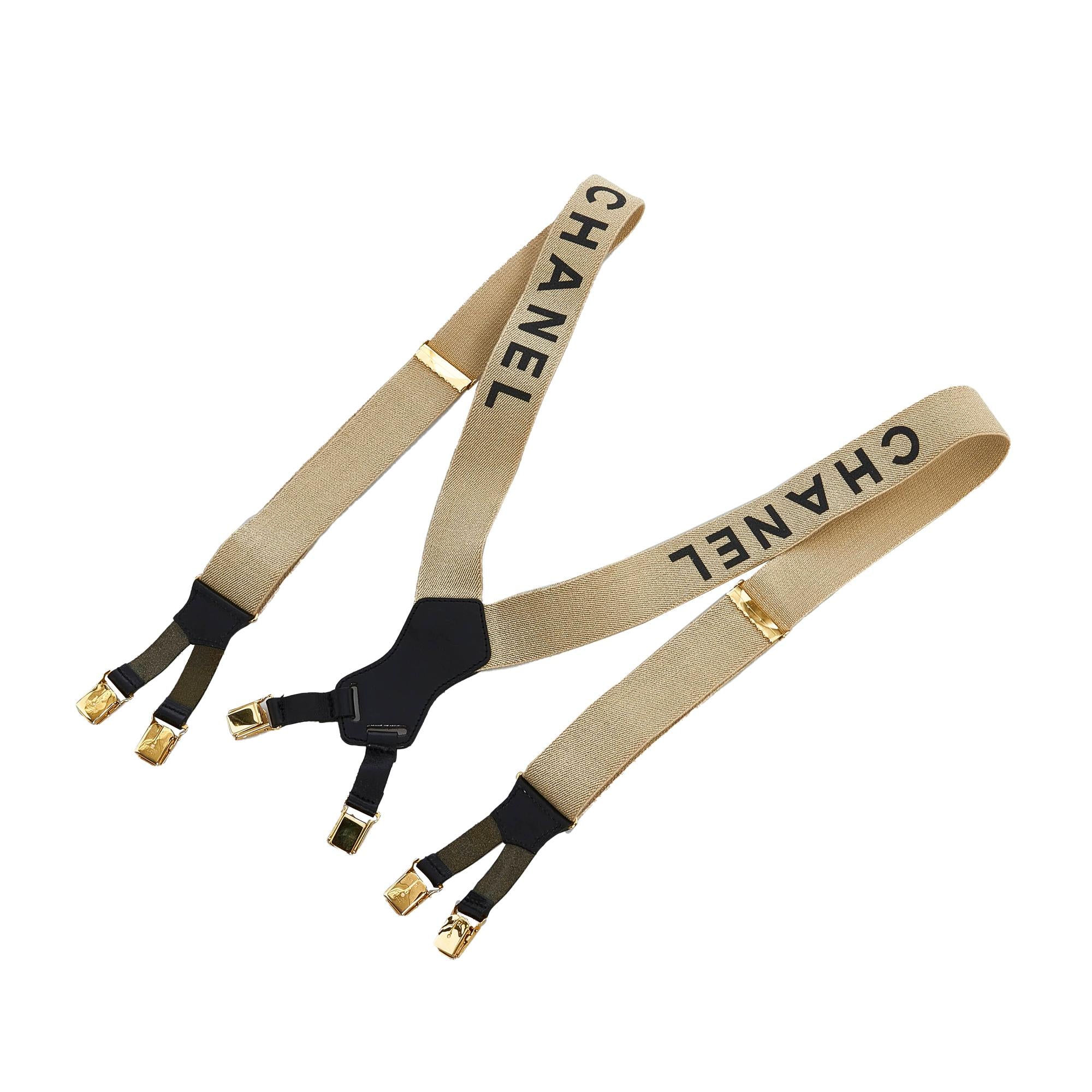 Chanel Logo Suspenders (SHG-0fQsri)