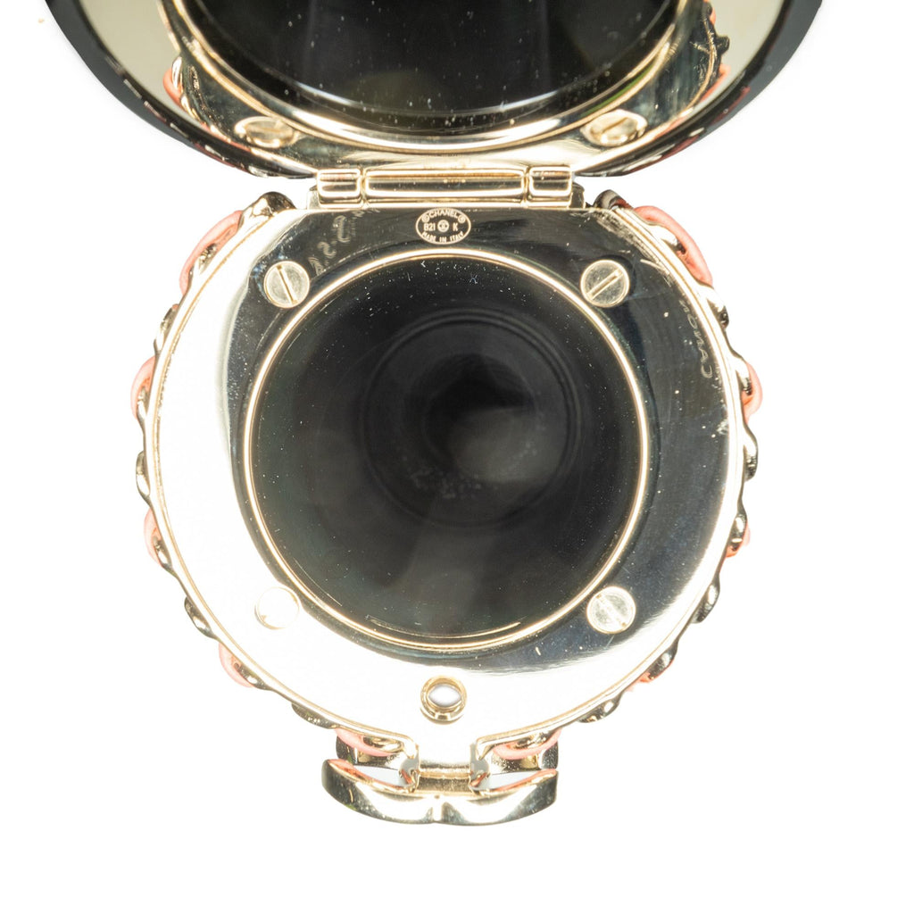 Chanel Lucite Lipstick Case On Chain