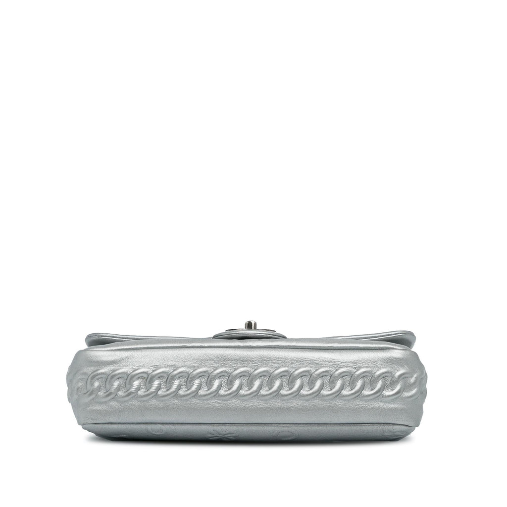 Chanel Lucky Charms Embroidered Classic Single Flap Shoulder Bag (SHG-Uc7s2q)