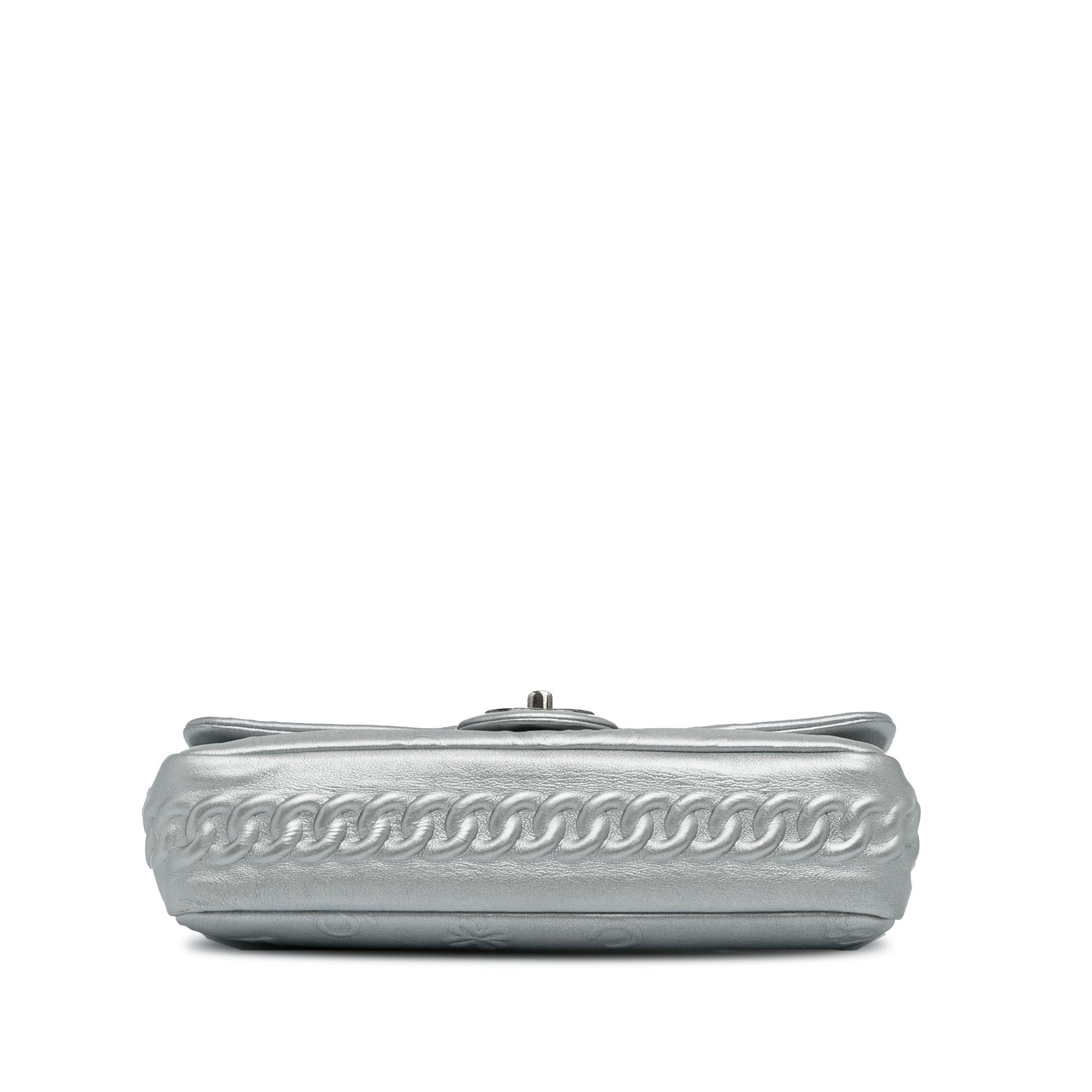 Chanel Lucky Charms Embroidered Classic Single Flap Shoulder Bag (SHG-Uc7s2q)