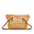 Chanel Mademoiselle Lock Straw Tote (SHG-35794)