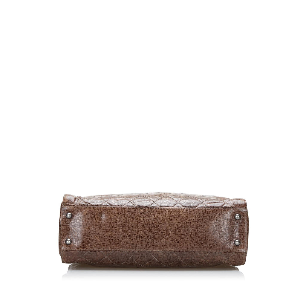 Chanel Matelasse Caviar Leather Tote (SHG-fR6BIJ)