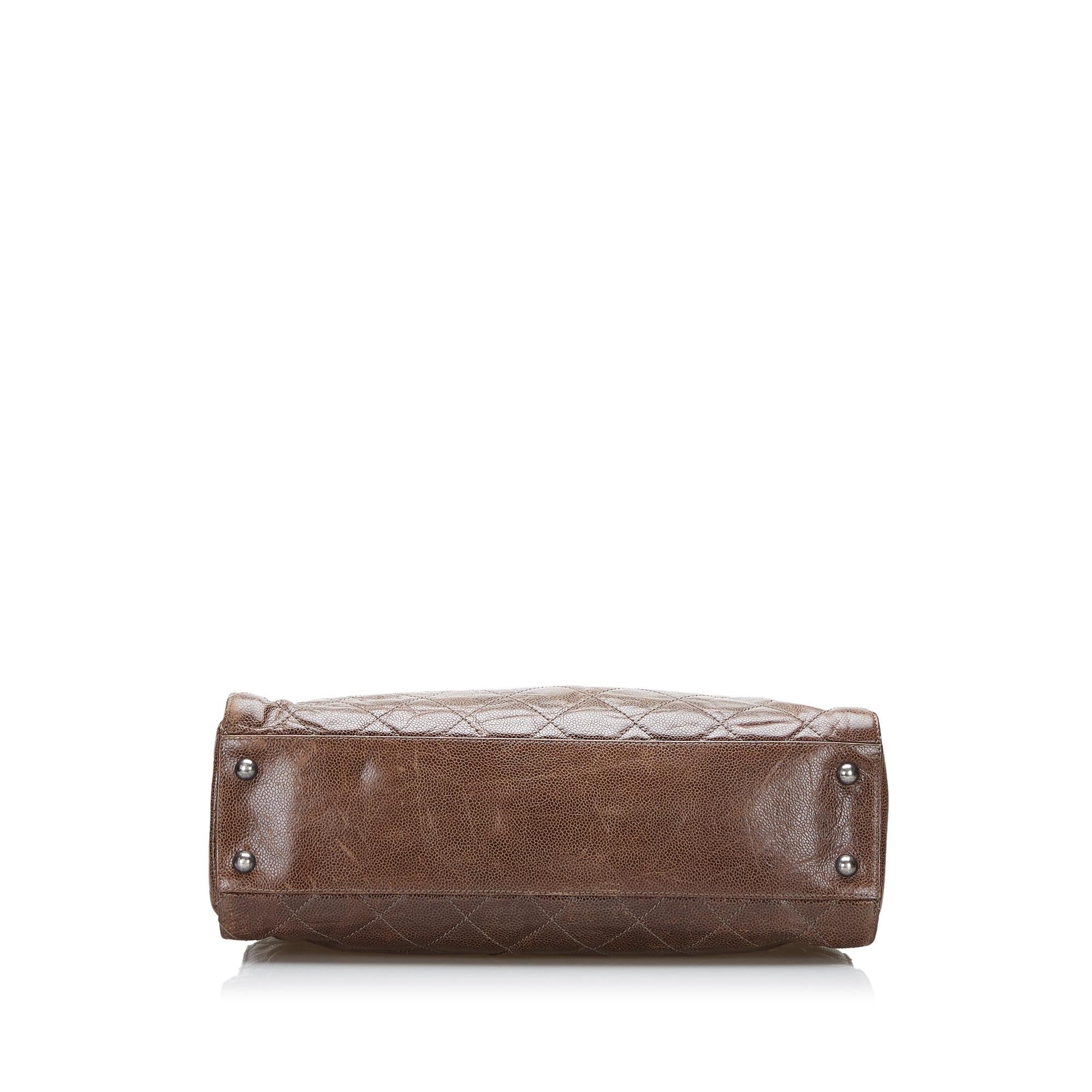 Chanel Matelasse Caviar Leather Tote (SHG-fR6BIJ)