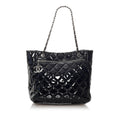 Chanel Matelasse Patent Leather Tote Bag (SHG-37470)