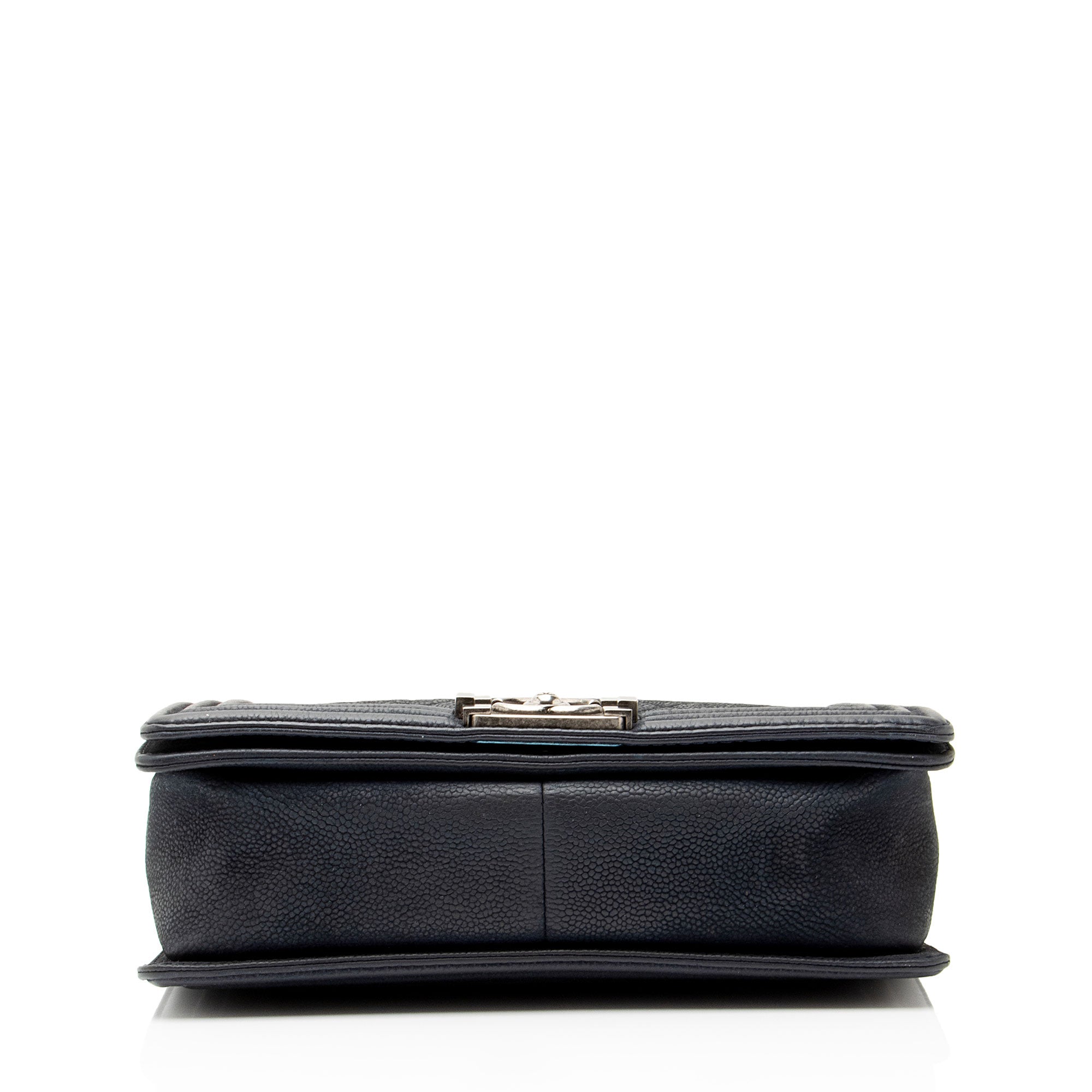Chanel Matte Caviar Leather Old Medium Boy Bag
