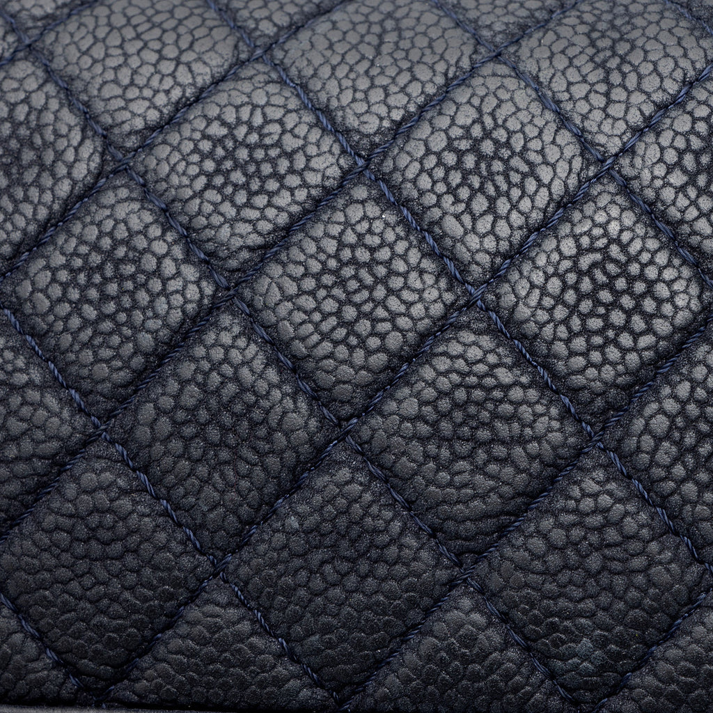 Chanel Matte Caviar Leather Old Medium Boy Bag