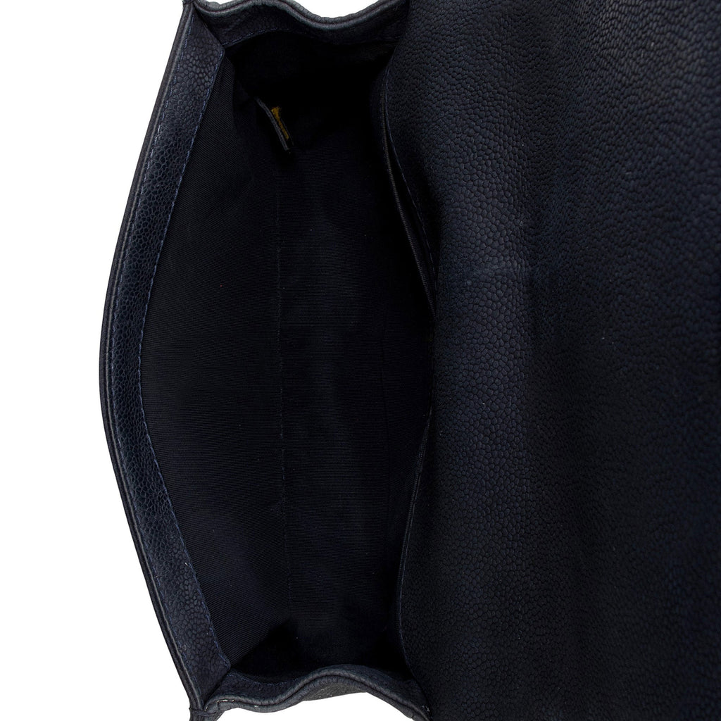 Chanel Matte Caviar Leather Old Medium Boy Bag
