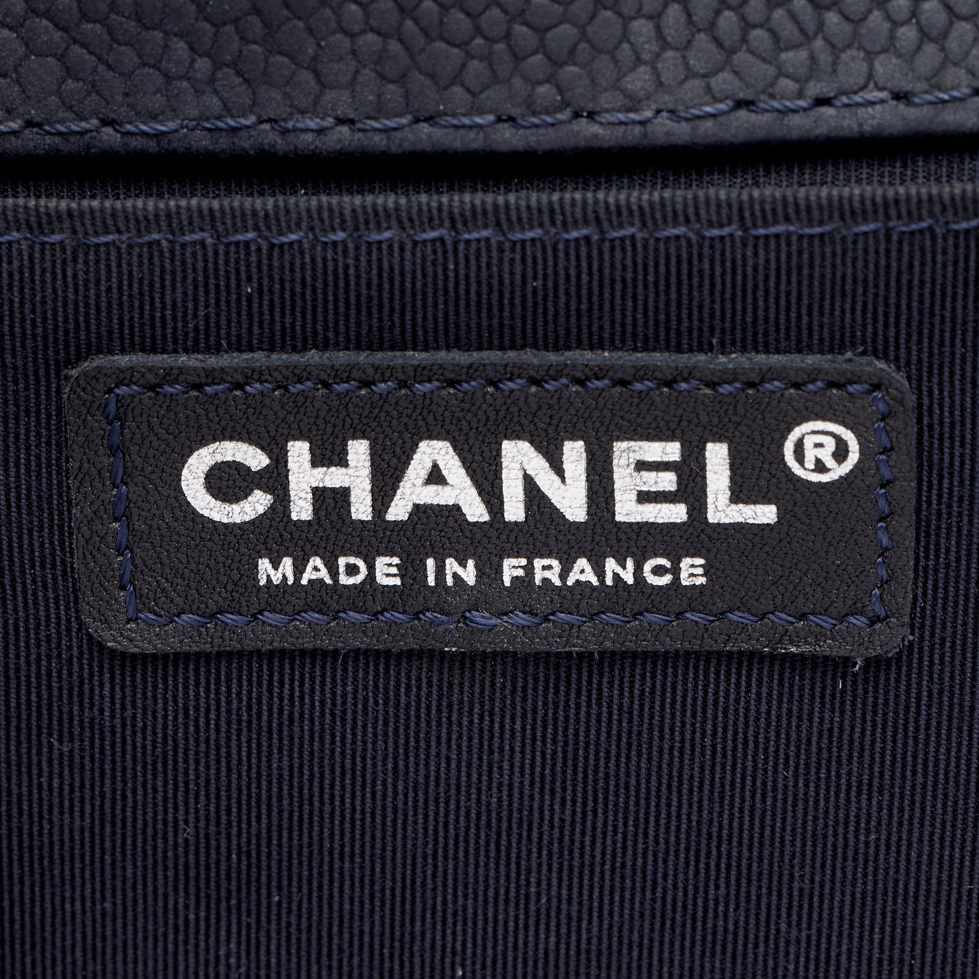 Chanel Matte Caviar Leather Old Medium Boy Bag