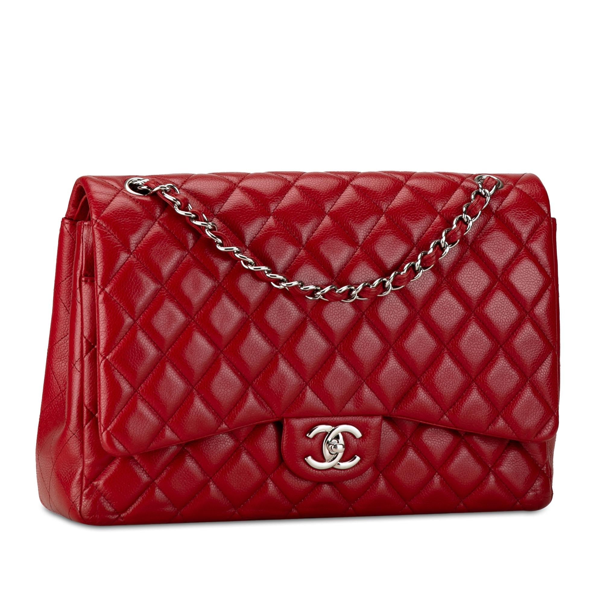 Chanel Maxi Classic Caviar Double Flap (SHG-5RHsXh)