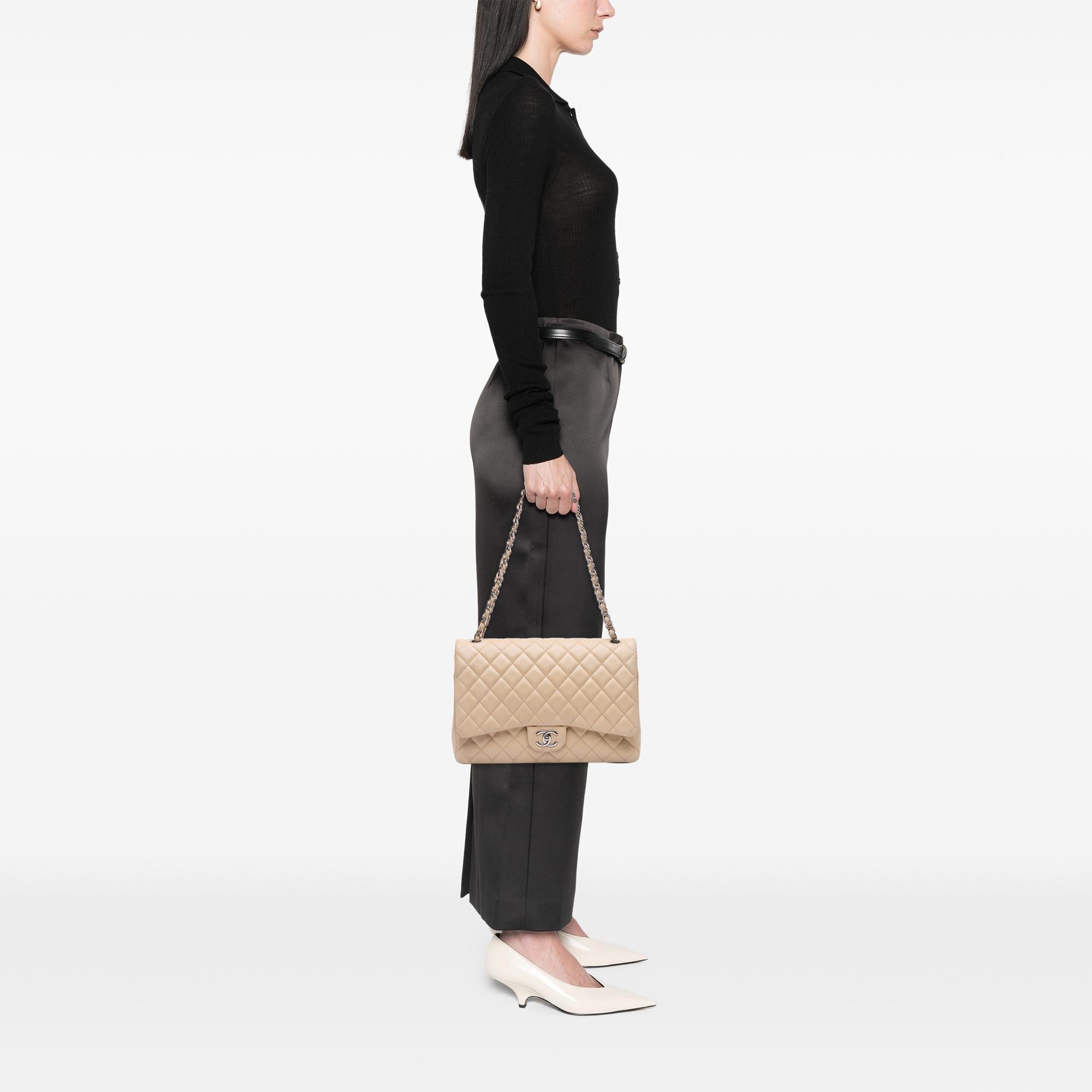 Chanel Maxi Classic Caviar Double Flap