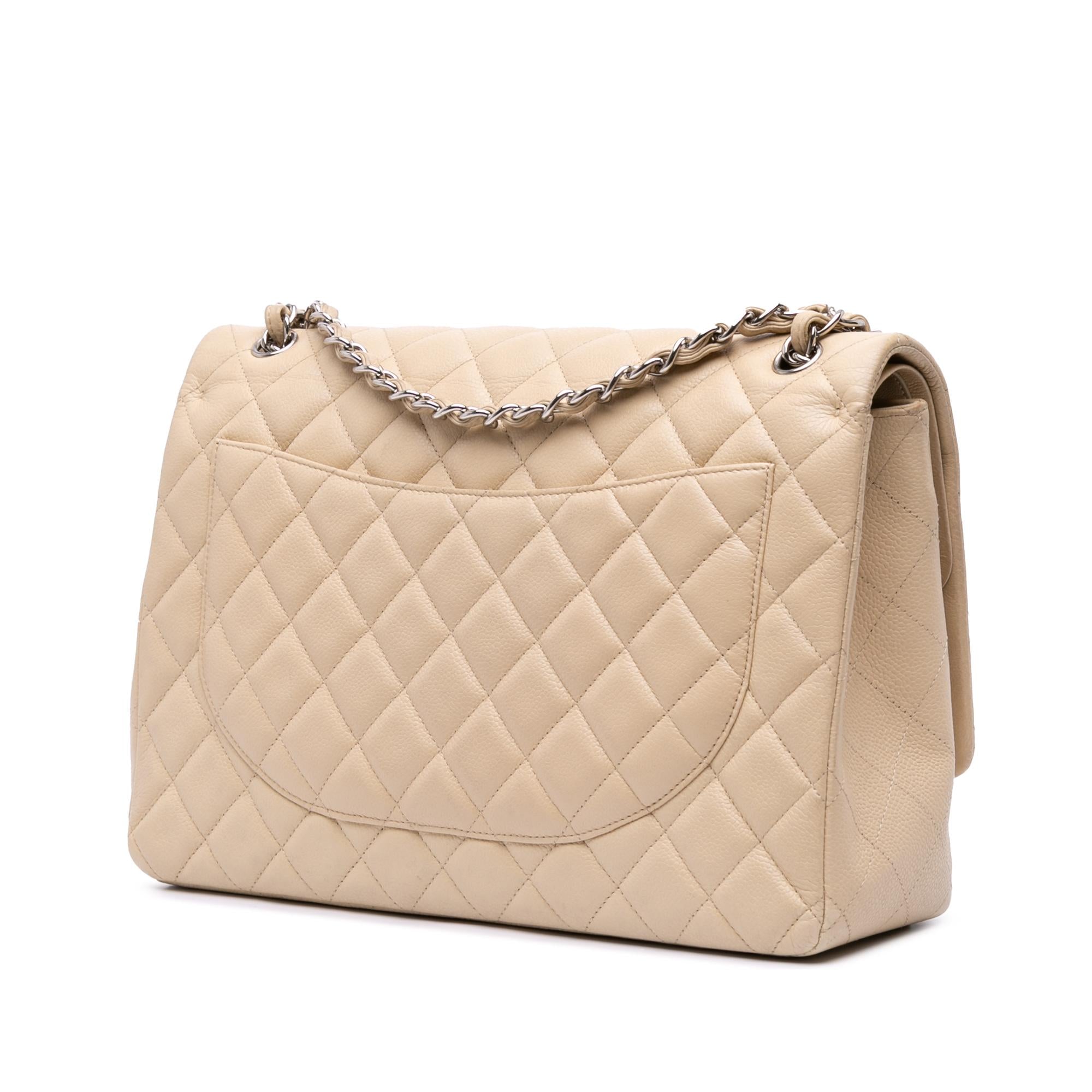 Chanel Maxi Classic Caviar Double Flap