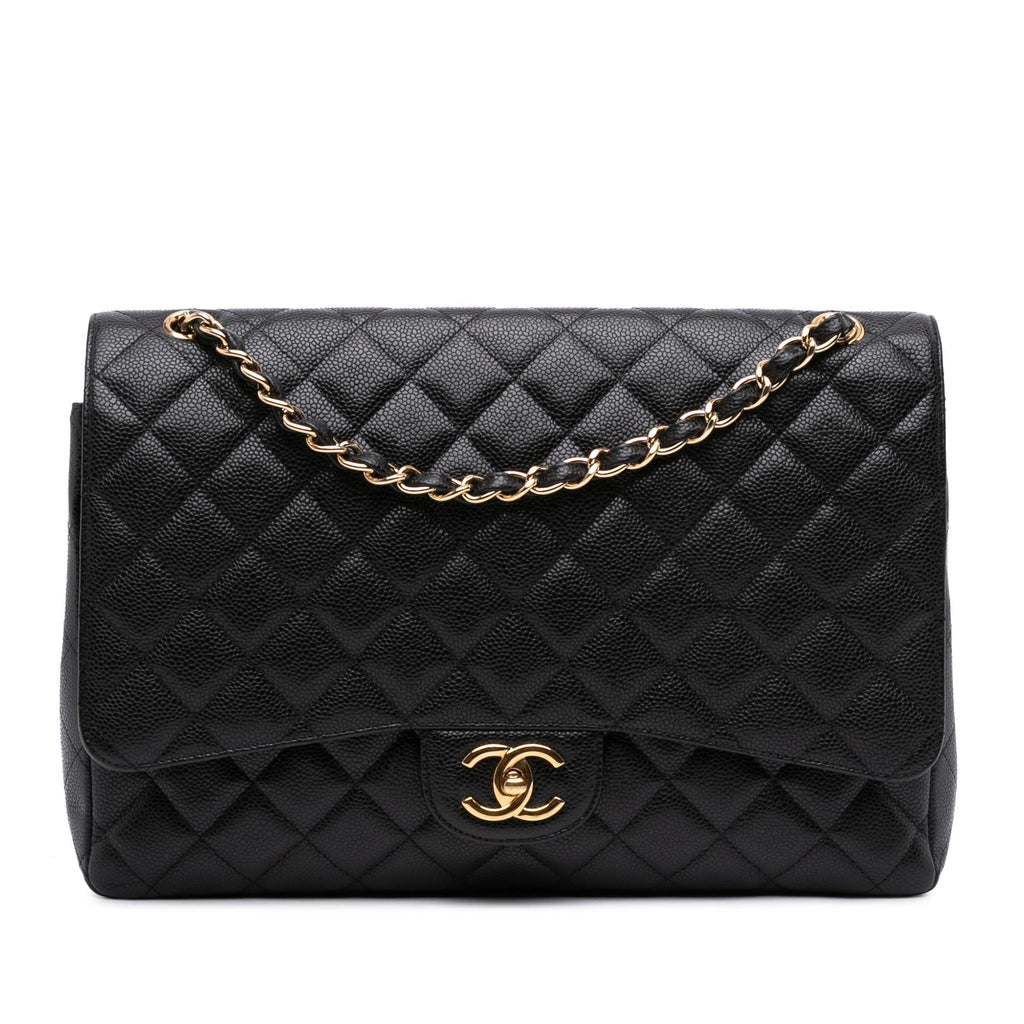 Chanel Maxi Classic Caviar Double Flap