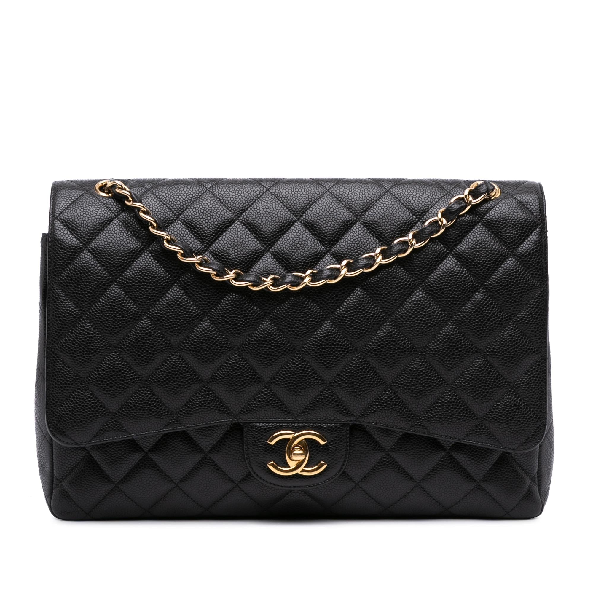Chanel Maxi Classic Caviar Double Flap