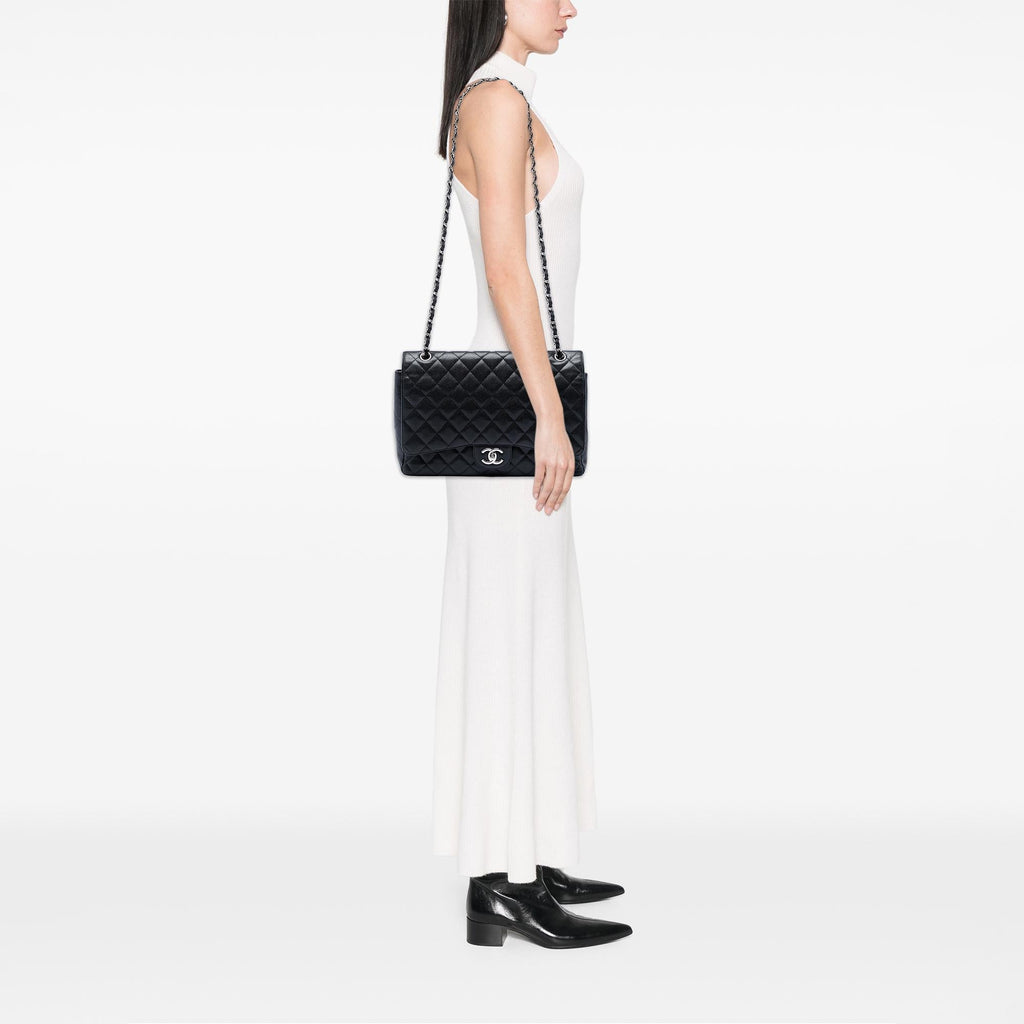Chanel Maxi Classic Caviar Double Flap