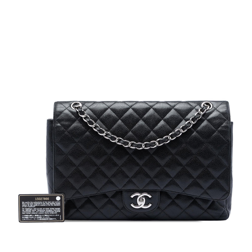 Chanel Maxi Classic Caviar Double Flap
