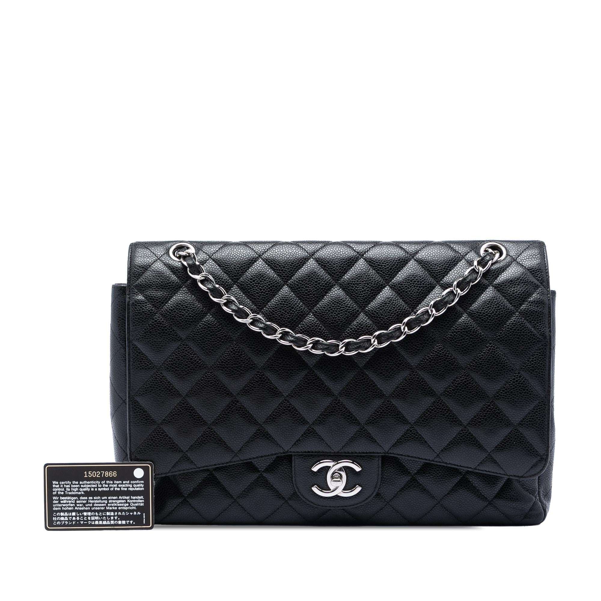 Chanel Maxi Classic Caviar Double Flap