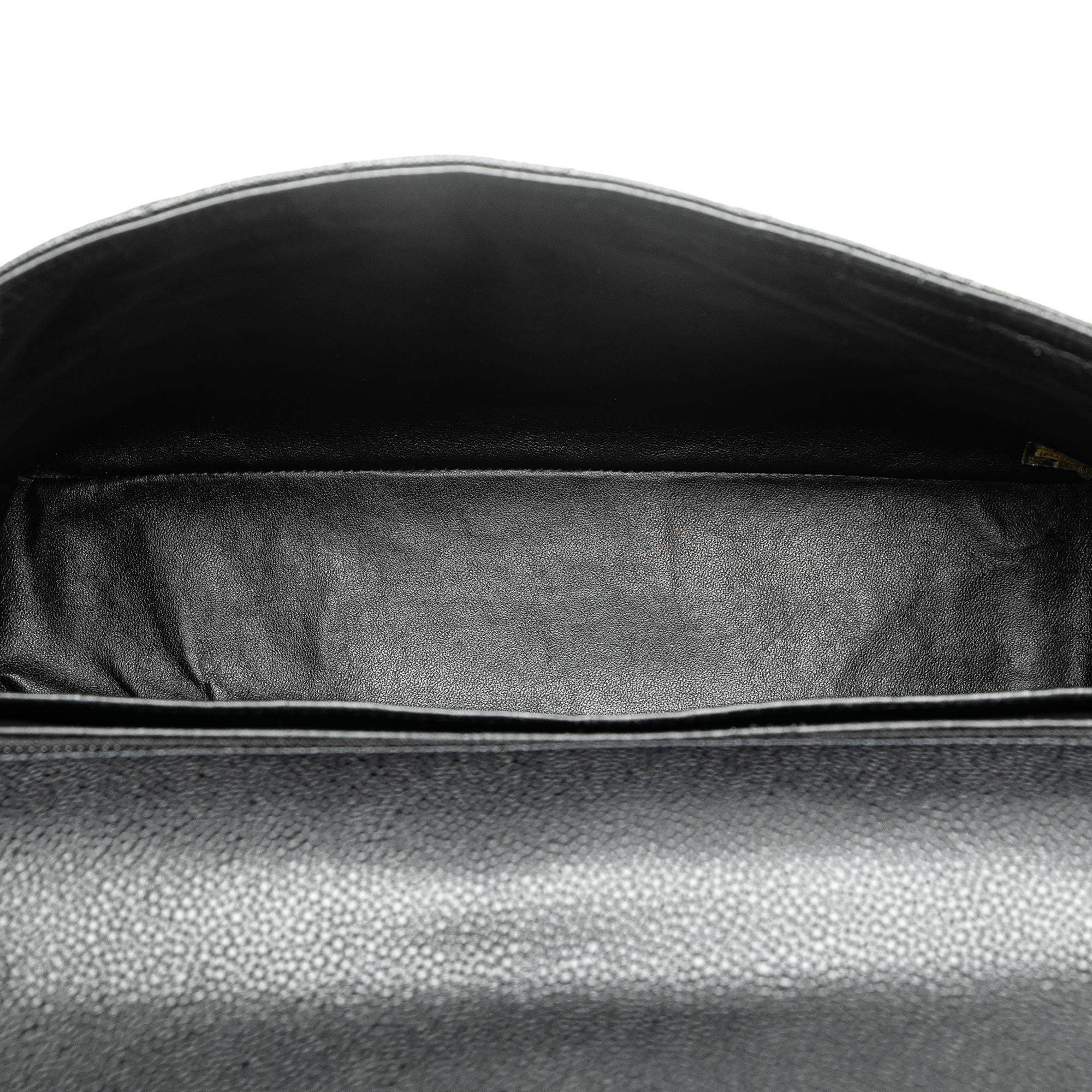 Chanel Maxi Classic Caviar Single Flap