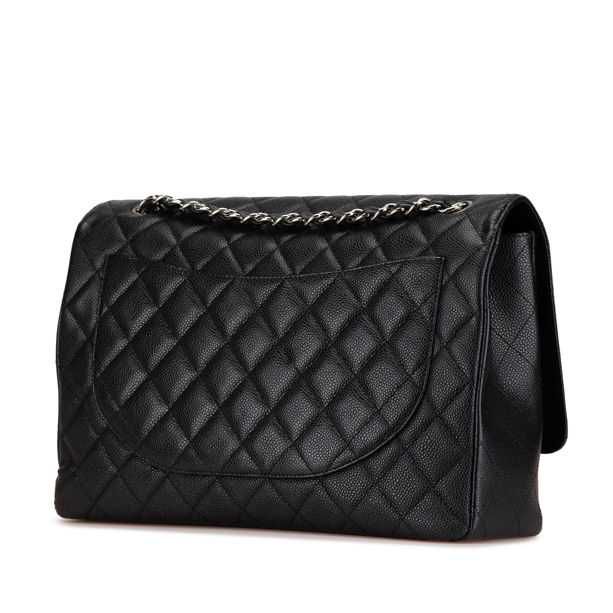 Chanel Maxi Classic Caviar Single Flap