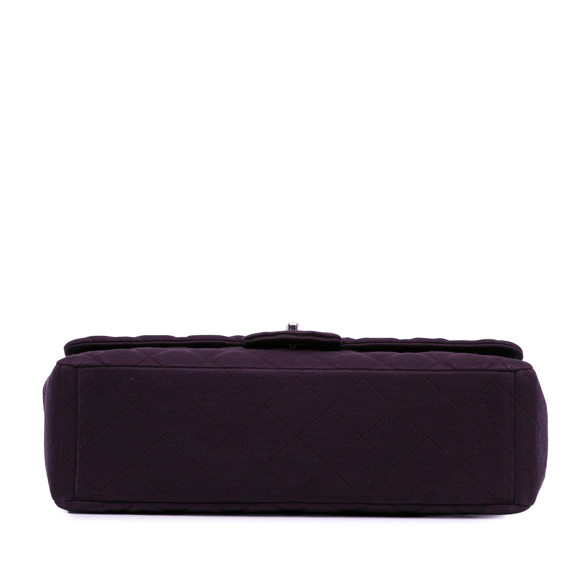 Chanel Maxi Classic Jersey Single Flap (SHG-0jPdOf)