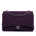 Chanel Maxi Classic Jersey Single Flap (SHG-0jPdOf)