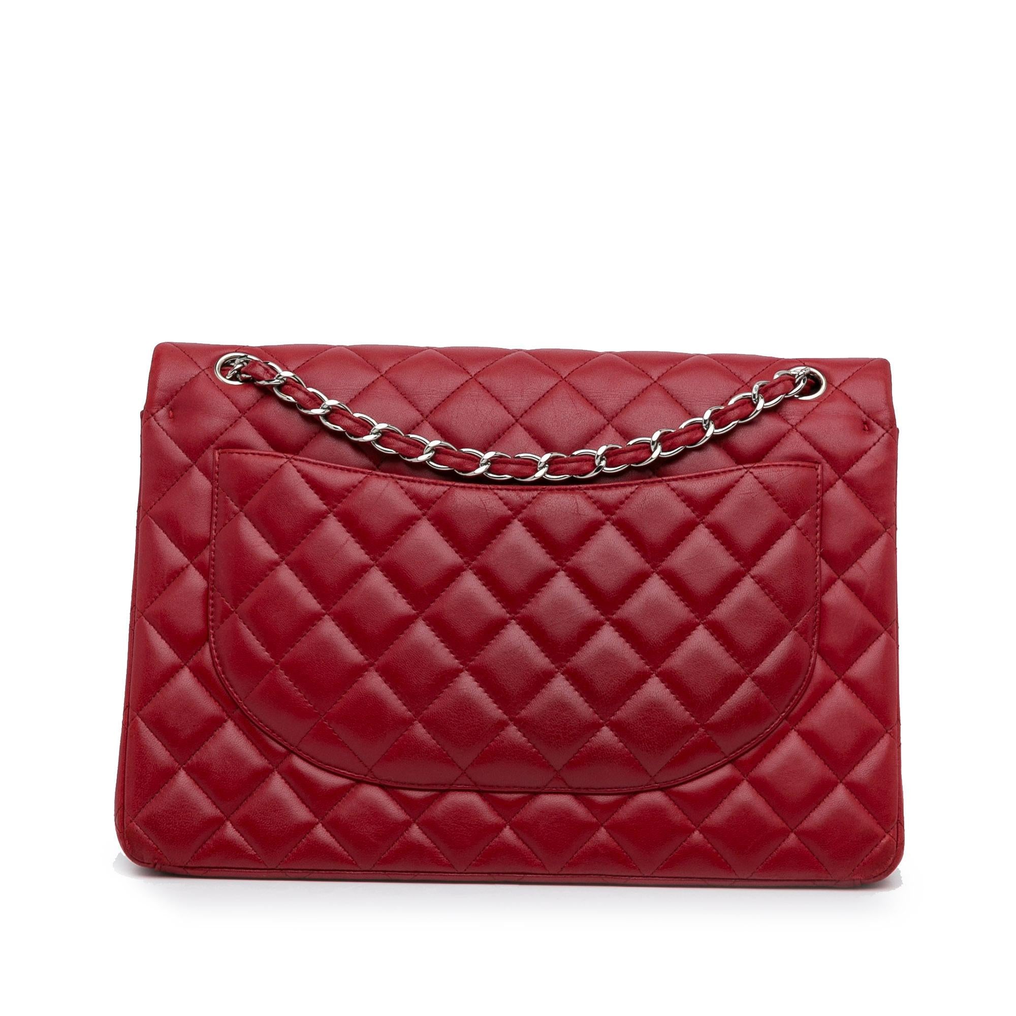 Chanel Maxi Classic Lambskin Double Flap (SHG-HFLZlT)