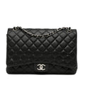 Chanel Maxi Classic Lambskin Double Flap (SHG-5E7enw)