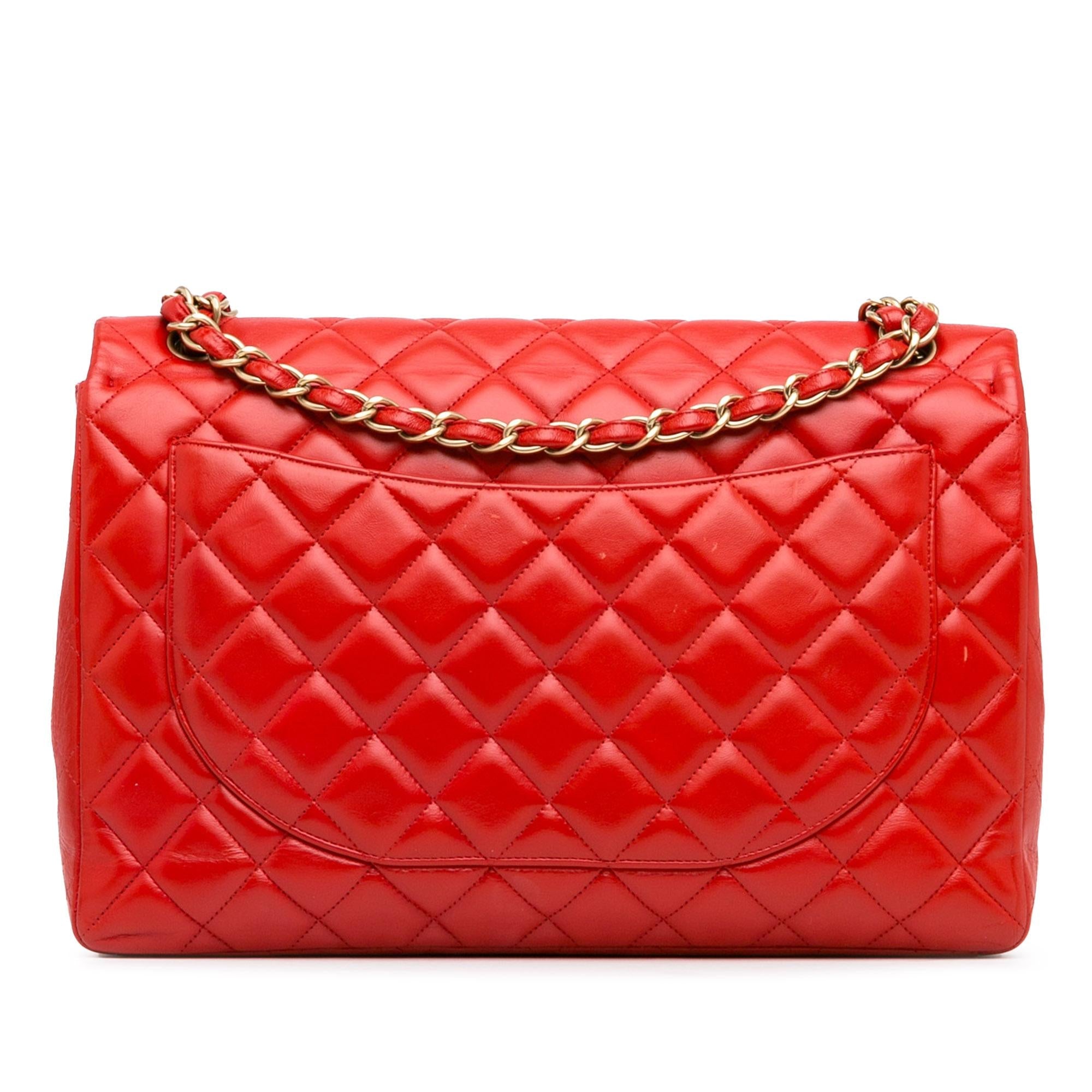 Chanel Maxi Classic Lambskin Single Flap (SHG-utLlb3)